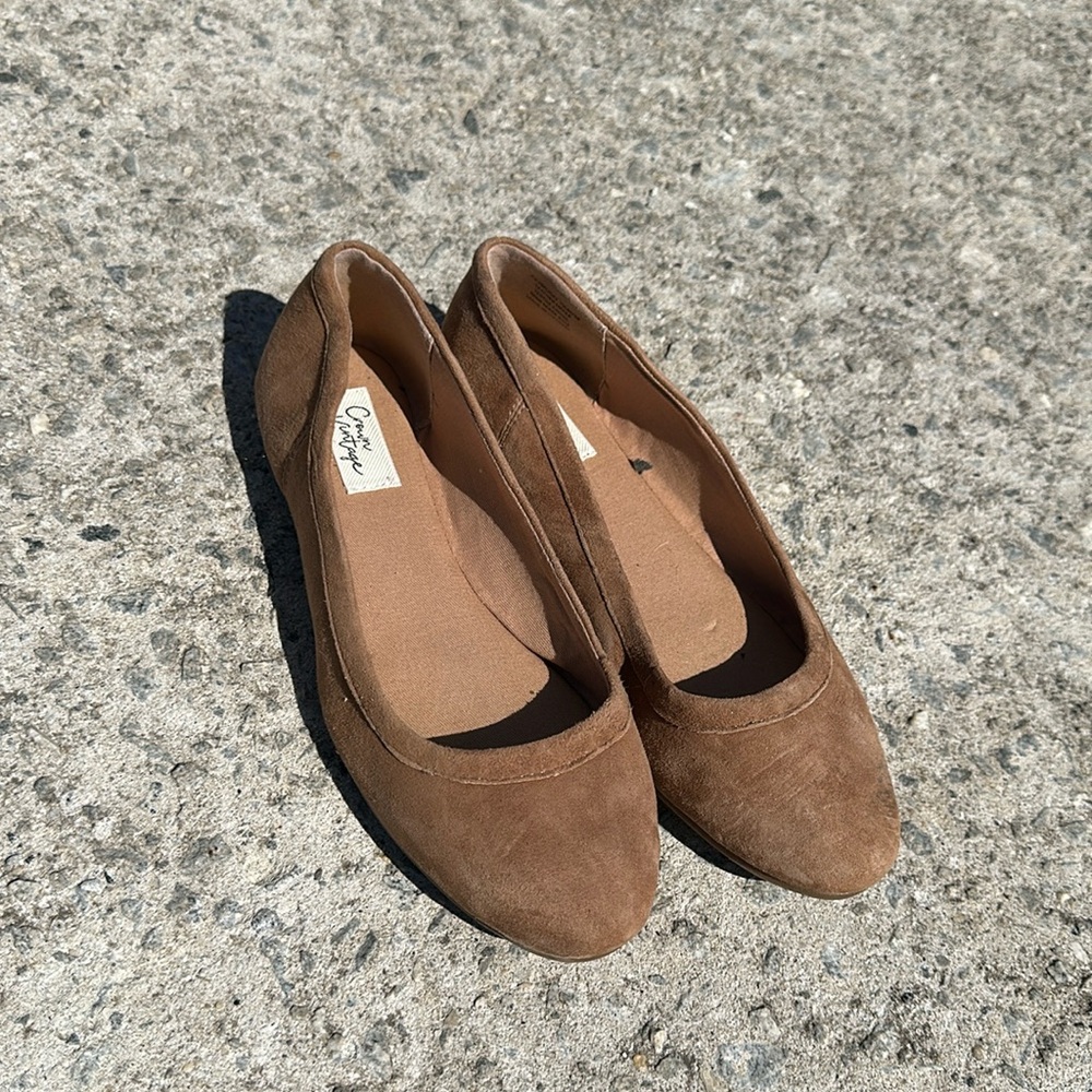Suede Flats